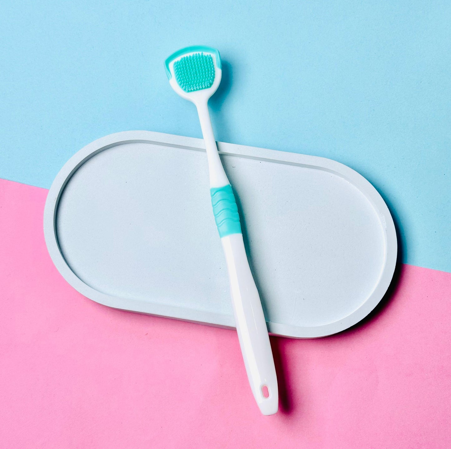 T Glow Tongue Cleaner – Flexible & Hygienic Tongue Scraper (Reusable) (Random Colour)