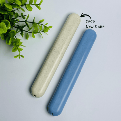 T Glow Portable Toothbrush Travel Case – 2 Pcs Set