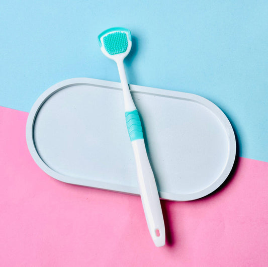 T Glow Tongue Cleaner – Flexible & Hygienic Tongue Scraper (Reusable) (Random Colour)