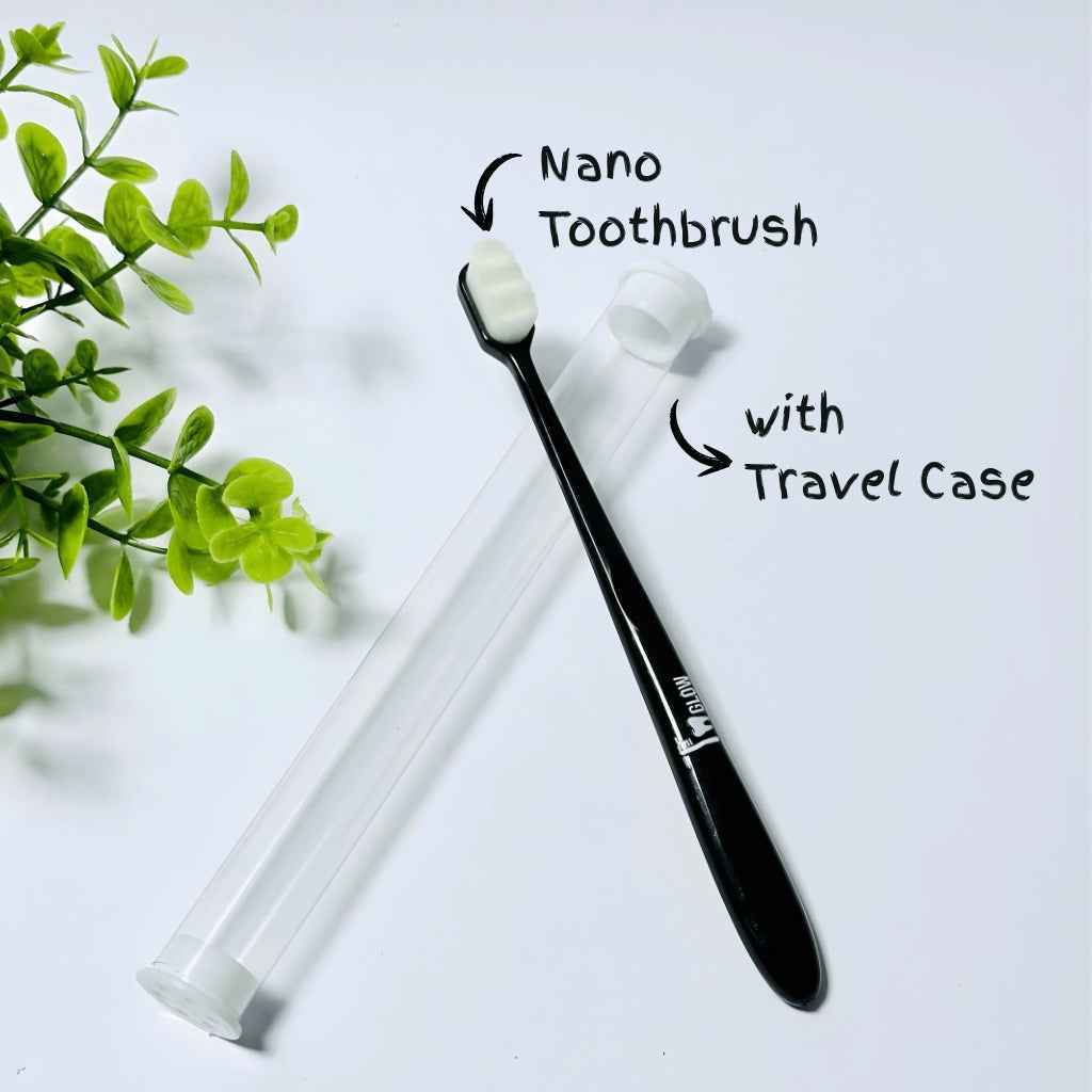 1 Pcs Nano Toothbrush with Travel Case for Convenient Oral Care