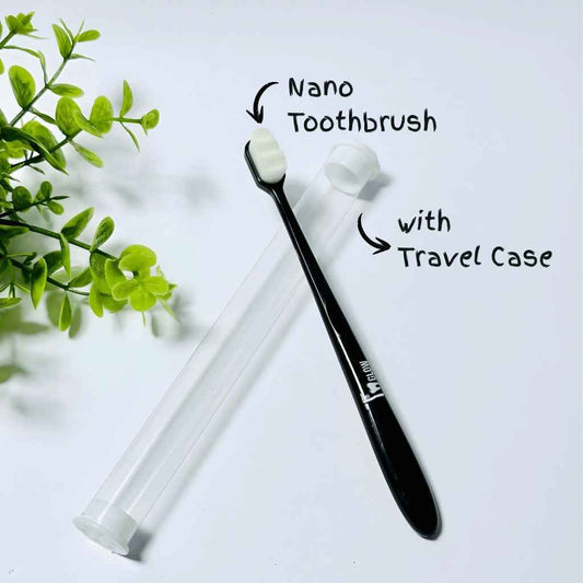 1 Pcs Nano Toothbrush with Travel Case for Convenient Oral Care