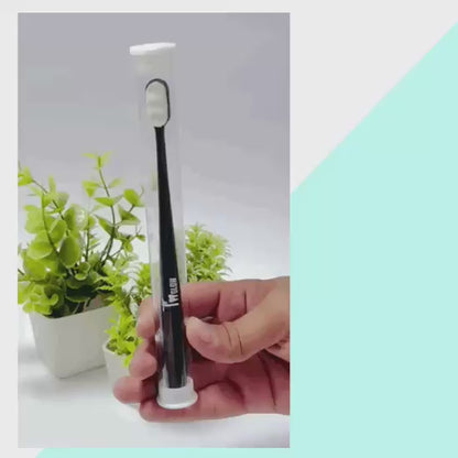 2 Pcs Nano Toothbrush with 2 Travel Case