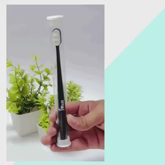 2 Pcs Nano Toothbrush with 2 Travel Case